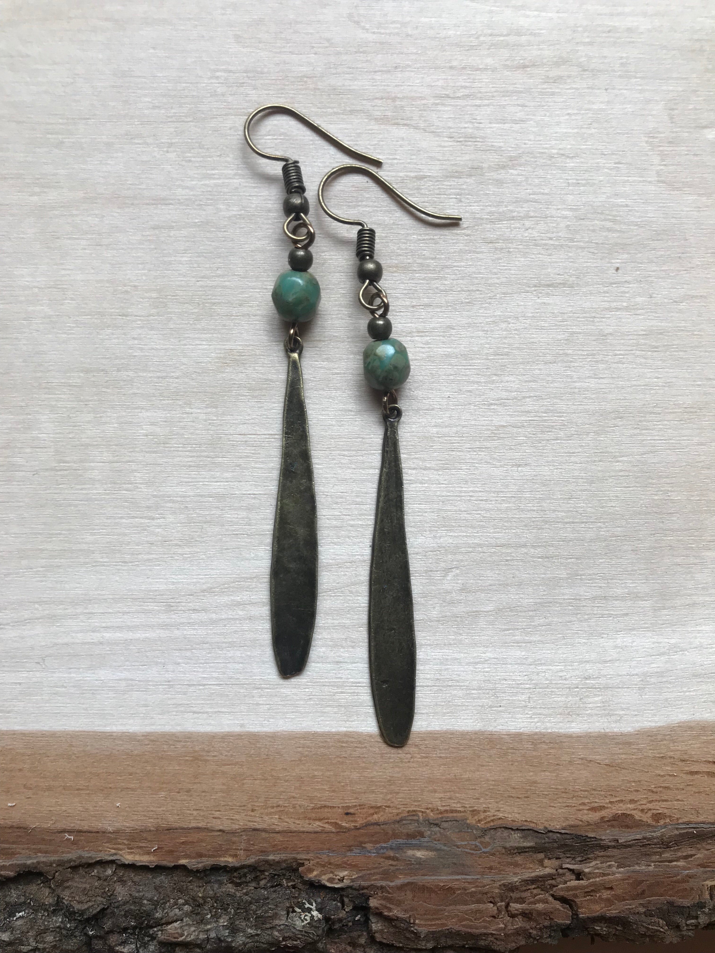 Green Agate Leaf