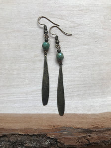 Green Agate Leaf