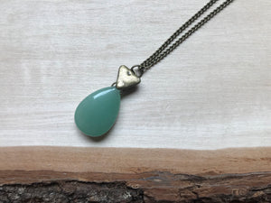 Green Aventurine Triangle